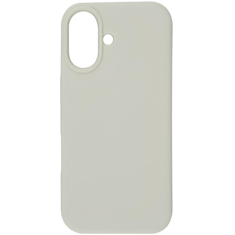 Силиконовый чехол Fibra Full with Magnetic Safe для Apple iPhone 17 (6.3") (Stone)