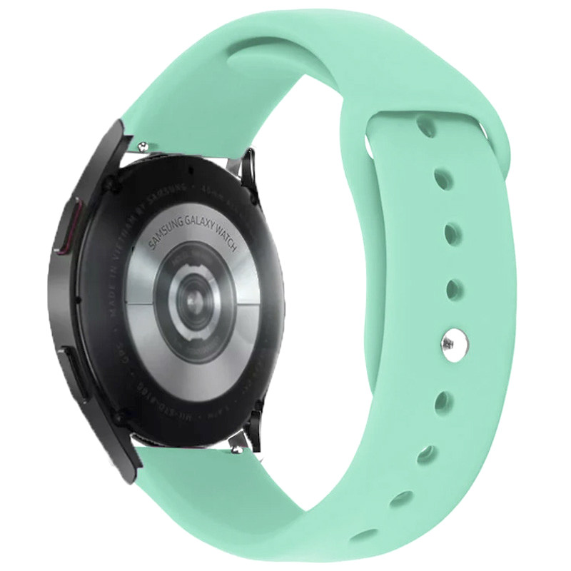 Силиконовый ремешок Sport для Smart Watch 22mm (Бирюзовый / Light Turquoise)