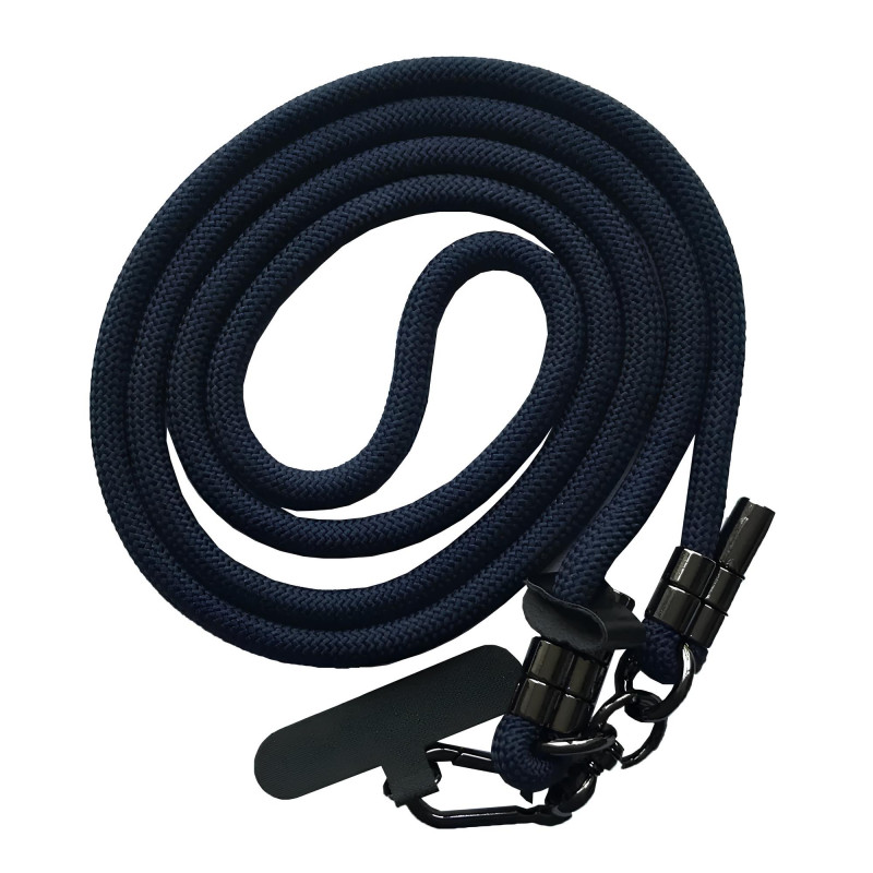 Шнурок Cable black (8мм) 150см (Dark Blue)