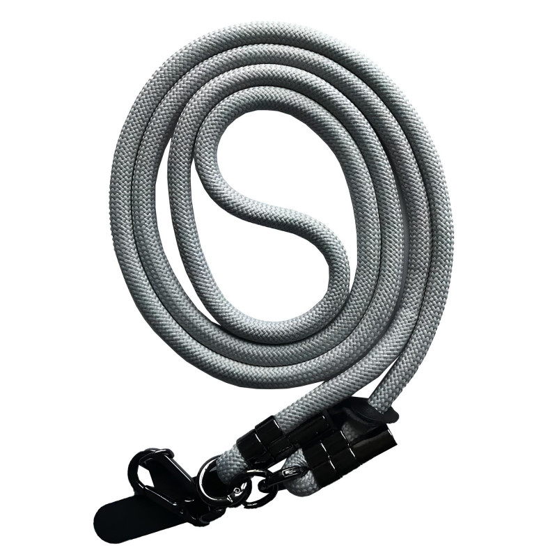 Шнурок Cable black (8мм) 150см (Grey)