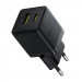 Купить СЗУ Baseus Palm Fast Charger 30W (1USB-A/1C) + кабель Type-C to Type-C (P1011160A) (Cluster Black) на vchehle.ua