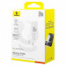 Купить СЗУ Baseus Palm Fast Charger 30W (1USB-C) (P10111605113-00) (Moon White) на vchehle.ua