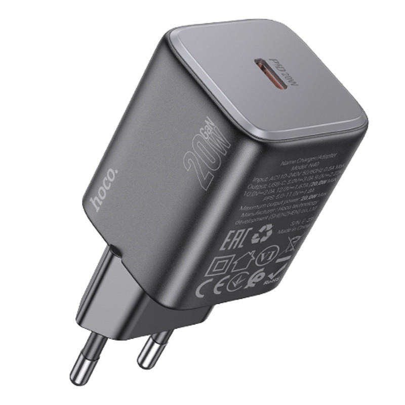 СЗУ Hoco N40 Mighty PD20W (1USB-C) (Black)