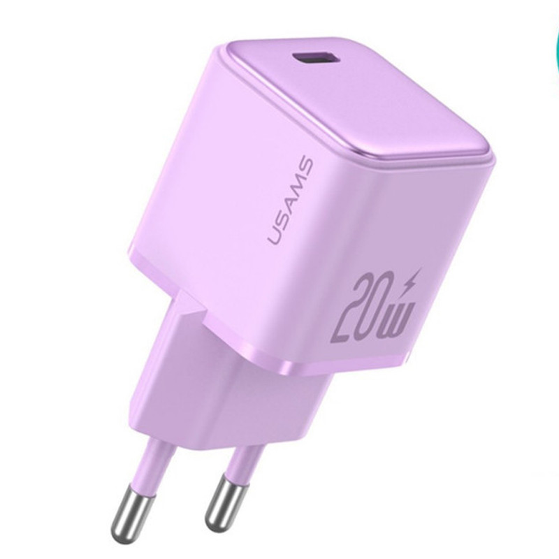 СЗУ Usams US-CC183 PD20W X-ron Series (1USB-C) (Purple)