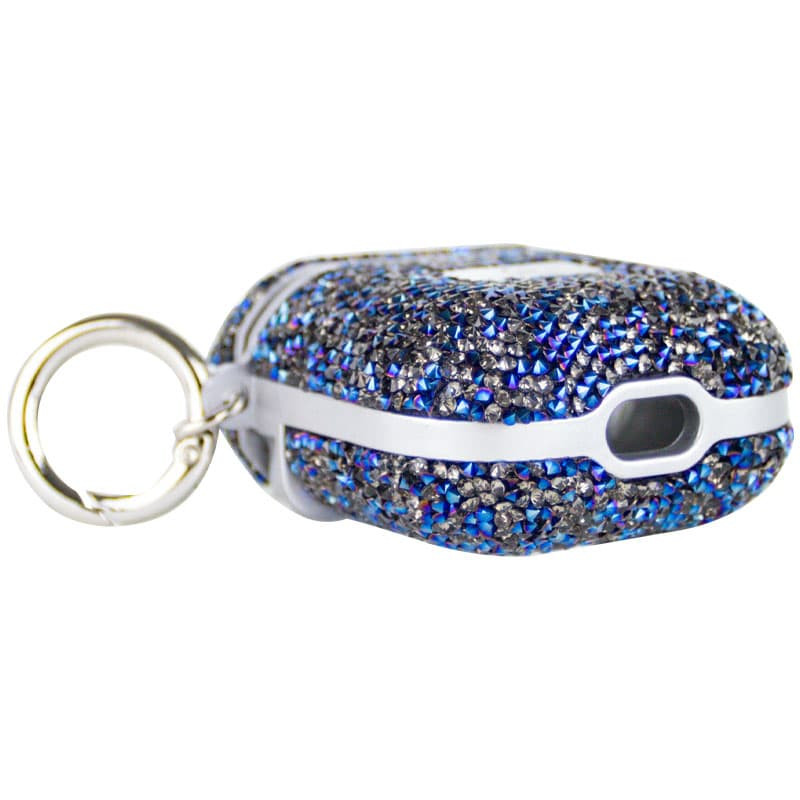 Купити TPU чохол Bling World Rock Diamond на наушников AirPods 1/2 (Синій) на vchehle.ua