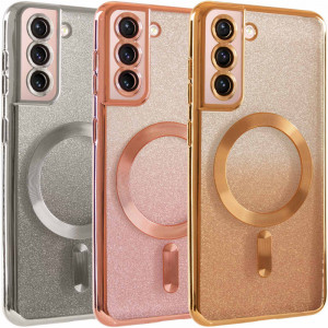 TPU чехол Delight case with Magnetic Safe с защитными линзами на камеру для Samsung Galaxy S21
