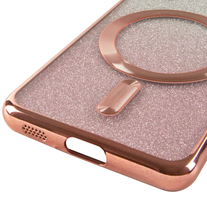 Купить TPU чехол Delight case with Magnetic Safe с защитными линзами на камеру для Samsung Galaxy S21 (Розовый / Rose Gold) на vchehle.ua