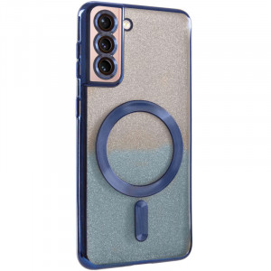 TPU чехол Delight case with Magnetic Safe с защитными линзами на камеру для Samsung Galaxy S21
