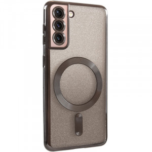 TPU чехол Delight case with Magnetic Safe с защитными линзами на камеру для Samsung Galaxy S21