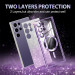 Фото TPU чохол Delight case with Magnetic Safe з захисними лінзами на камеру на Samsung Galaxy S25 Ultra (Фіолетовий / Purple) на vchehle.ua