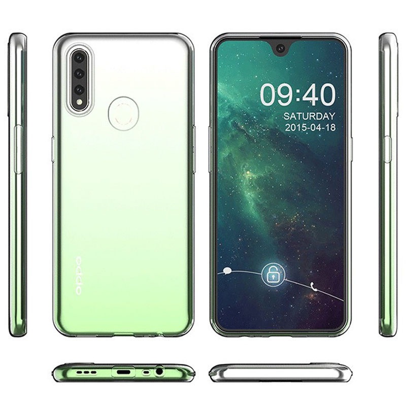 TPU чохол Epic Transparent 1,0mm на Oppo A31 (Прозорий (прозорий)) в магазині vchehle.ua