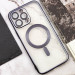 TPU чехол Fibra Chrome with Magnetic safe для Apple iPhone 14 Pro (6.1") (Black) в магазине vchehle.ua