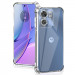 TPU чехол GETMAN Ease logo усиленные углы Full Camera для Motorola Edge 40 (Бесцветный (прозрачный))