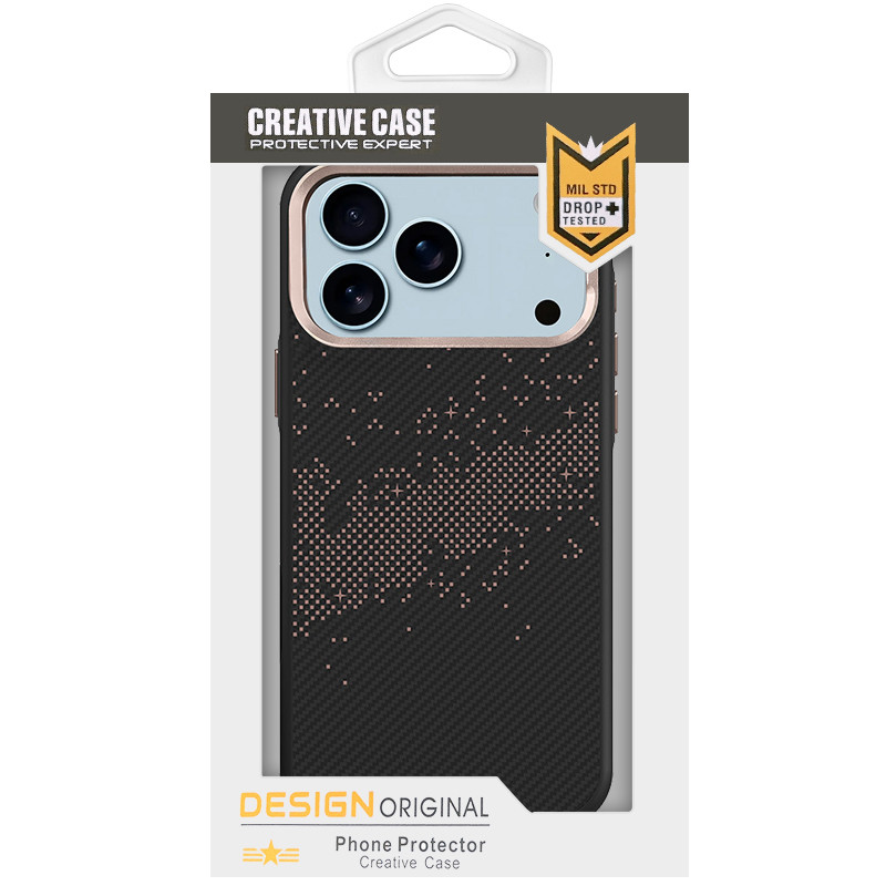Фото TPU чехол Monzo (MagFit) для Apple iPhone 17 Pro Max (6.9") (Titanium gold) в магазине vchehle.ua