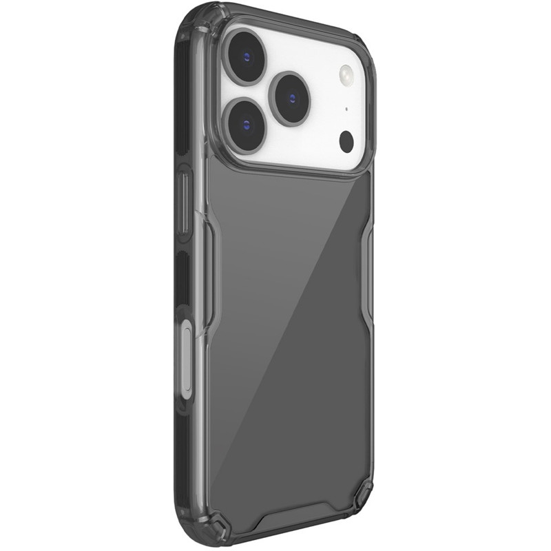 TPU чехол Nillkin Nature Pro Series для Apple iPhone 17 Pro Max (6.9") (Черный (прозрачный))
