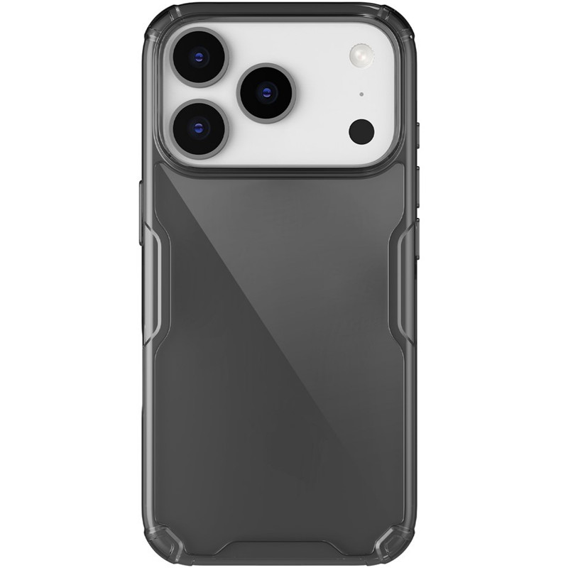 Фото TPU чехол Nillkin Nature Pro Series для Apple iPhone 17 Pro Max (6.9") (Черный (прозрачный)) в магазине vchehle.ua