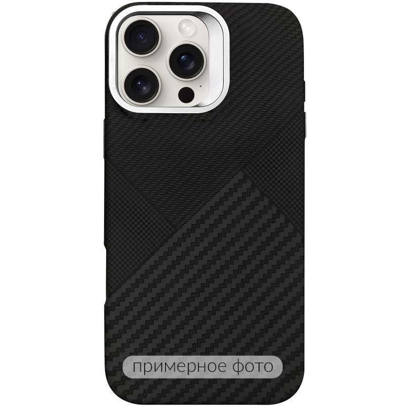TPU чохол Pixel Craft with Magnetic Safe на Apple iPhone 17 Pro Max (6.9") (Graphite Flow)