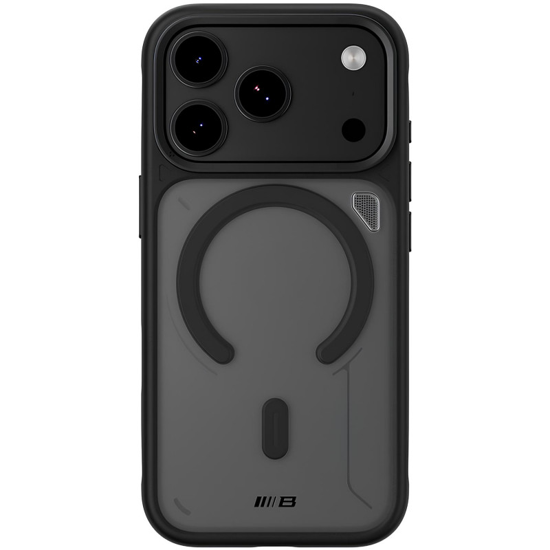 Фото TPU+PC чехол Blueo Frosted Heat Dissipation Stand with Magnetic safe для Apple iPhone 17 Pro Max (6.9") (Черный) на vchehle.ua