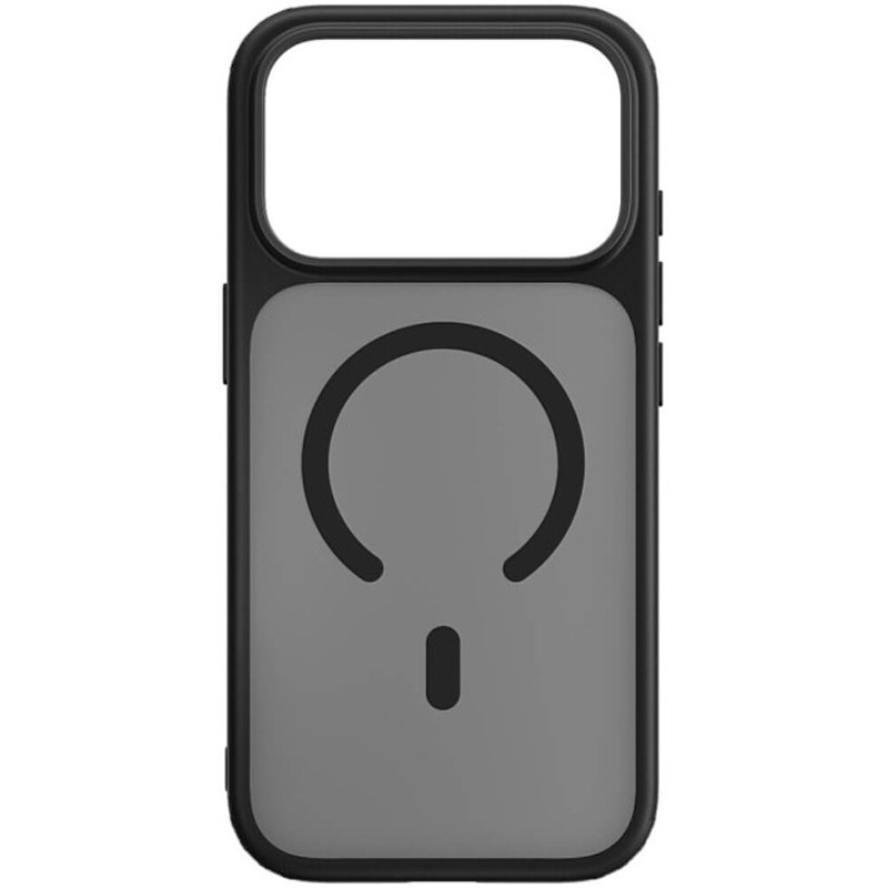 Фото TPU+PC чехол Blueo Skin Friendly Frosted with Magnetic Safe для Apple iPhone 17 Pro Max (6.9") (Черный) на vchehle.ua