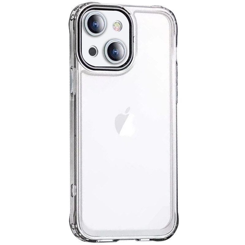TPU+PC чохол ColorCam на Apple iPhone 14 (6.1") (Прозорий / Чорний)