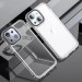 Фото TPU+PC чохол ColorCam на Apple iPhone 14 (6.1") (Прозорий / Чорний) на vchehle.ua
