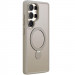 TPU+PC чехол Magnetic Safe Colorful HQ Ring для Samsung Galaxy S25 Ultra (Light Grey)