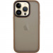 TPU+PC чохол Metal Buttons на Apple iPhone 16 Pro (6.3") (Золотий / Gold)