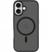 Фото TPU+PC чохол Metal Buttons with Magnetic Safe Colorful на Apple iPhone 17 (6.3") (Чорний / Black) на vchehle.ua