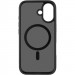 Фото TPU+PC чохол Metal Buttons with Magnetic Safe Colorful на Apple iPhone 17 (6.3") (Чорний / Black) в маназині vchehle.ua