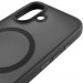 TPU+PC чохол Metal Buttons with Magnetic Safe Colorful на Apple iPhone 17 (6.3") (Чорний / Black) в магазині vchehle.ua
