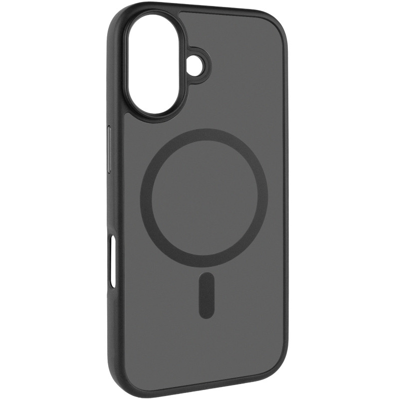 Замовити TPU+PC чохол Metal Buttons with Magnetic Safe Colorful на Apple iPhone 17 (6.3") (Чорний / Black) на vchehle.ua