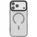 Фото TPU+PC чохол Metal Buttons with Magnetic Safe Colorful на Apple iPhone 17 Pro (6.3") (Сірий / Grey) на vchehle.ua
