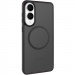 TPU+PC чохол Metal Buttons with Magnetic Safe Colorful на Samsung Galaxy S25 Edge (Чорний / Black)