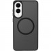 Фото TPU+PC чохол Metal Buttons with Magnetic Safe Colorful на Samsung Galaxy S25 Edge (Чорний / Black) на vchehle.ua