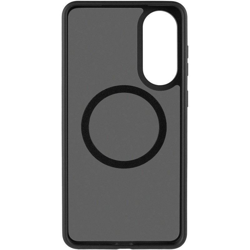 Фото TPU+PC чохол Metal Buttons with Magnetic Safe Colorful на Samsung Galaxy S25 Edge (Чорний / Black) в маназині vchehle.ua