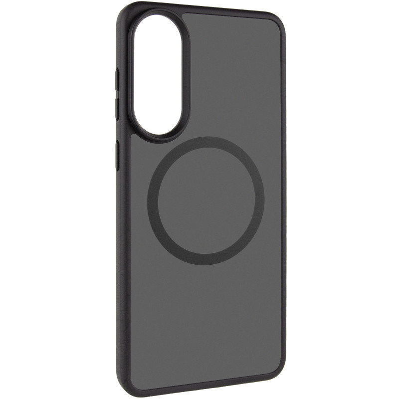 Замовити TPU+PC чохол Metal Buttons with Magnetic Safe Colorful на Samsung Galaxy S25 Edge (Чорний / Black) на vchehle.ua
