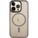 TPU+PC чехол Metal Buttons with Magnetic Safe для Apple iPhone 16 Pro Max (6.9") (Серый / Grey)