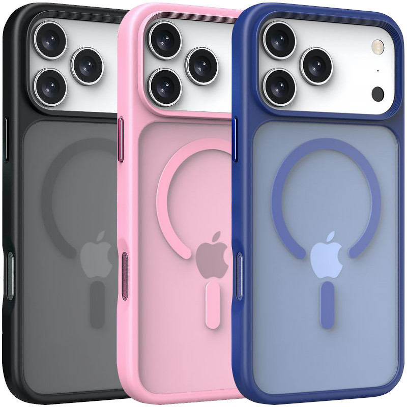 TPU+PC чехол Metal Buttons with Magnetic Safe для Apple iPhone 17 Pro Max (6.9")