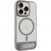 TPU+PC чехол Stand case для Apple iPhone 15 Pro (6.1") (Grey)