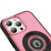 Фото TPU+Textured PC Magnet для Apple iPhone 12 Pro / 12 (6.1") (Pink) в магазине vchehle.ua