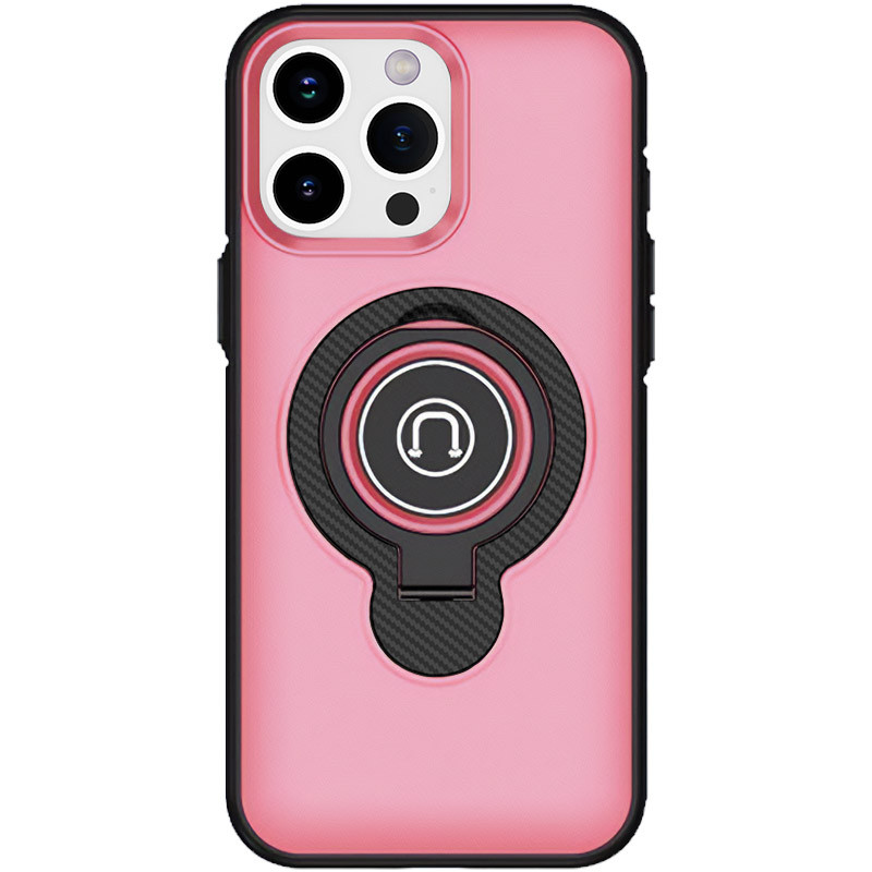 TPU+Textured PC Magnet для Apple iPhone 12 Pro / 12 (6.1") (Pink) в магазине vchehle.ua