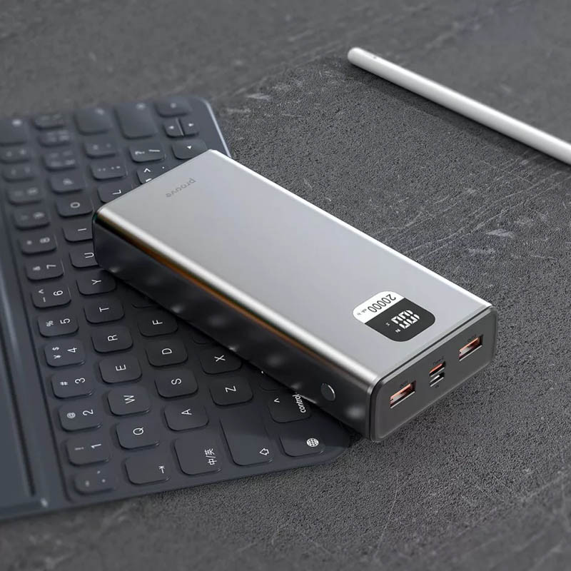 Фото Уцінка Портативне ЗУ Proove Guardian 22.5W 20000 mAh (Розкрите пакування / Metal gray) на vchehle.ua