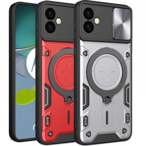 Ударопрочный чехол Bracket case with Magnetic для Samsung Galaxy A07