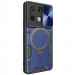 Фото Ударопрочный чехол Bracket case with Magnetic для Xiaomi Poco X6 / Note 13 Pro 5G (Blue) на vchehle.ua