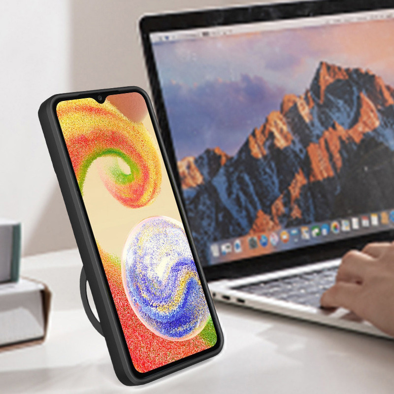 Фото Удароміцний чохол Bracket case with Magnetic на Xiaomi Redmi 14C / Poco C75 (Blue) в маназині vchehle.ua