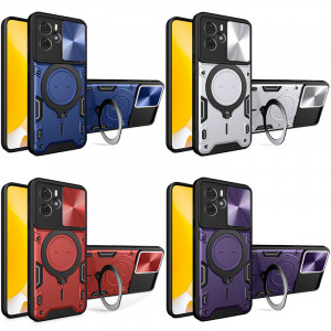 Ударопрочный чехол Bracket case with Magnetic для Xiaomi Redmi Note 14 4G (Int. version)
