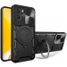 Ударопрочный чехол Bracket case with Magnetic для Xiaomi Redmi Note 14 4G (Int. version) (Black)