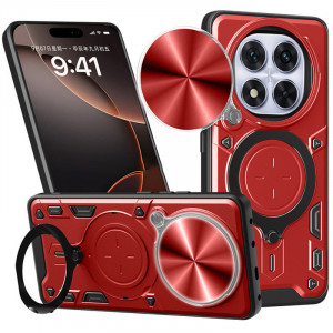 Ударопрочный чехол Bracket case with Magnetic для Xiaomi Redmi Note 14 Pro 4G