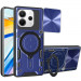 Ударопрочный чехол Bracket case with Magnetic для Xiaomi Redmi Note 14 4G (Europe version) (Blue)