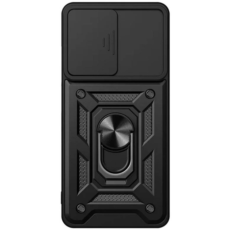Фото Ударостійкий чохол Camshield Serge Ring на Xiaomi Redmi 15 (Europe version) (Чорний) в маназині vchehle.ua